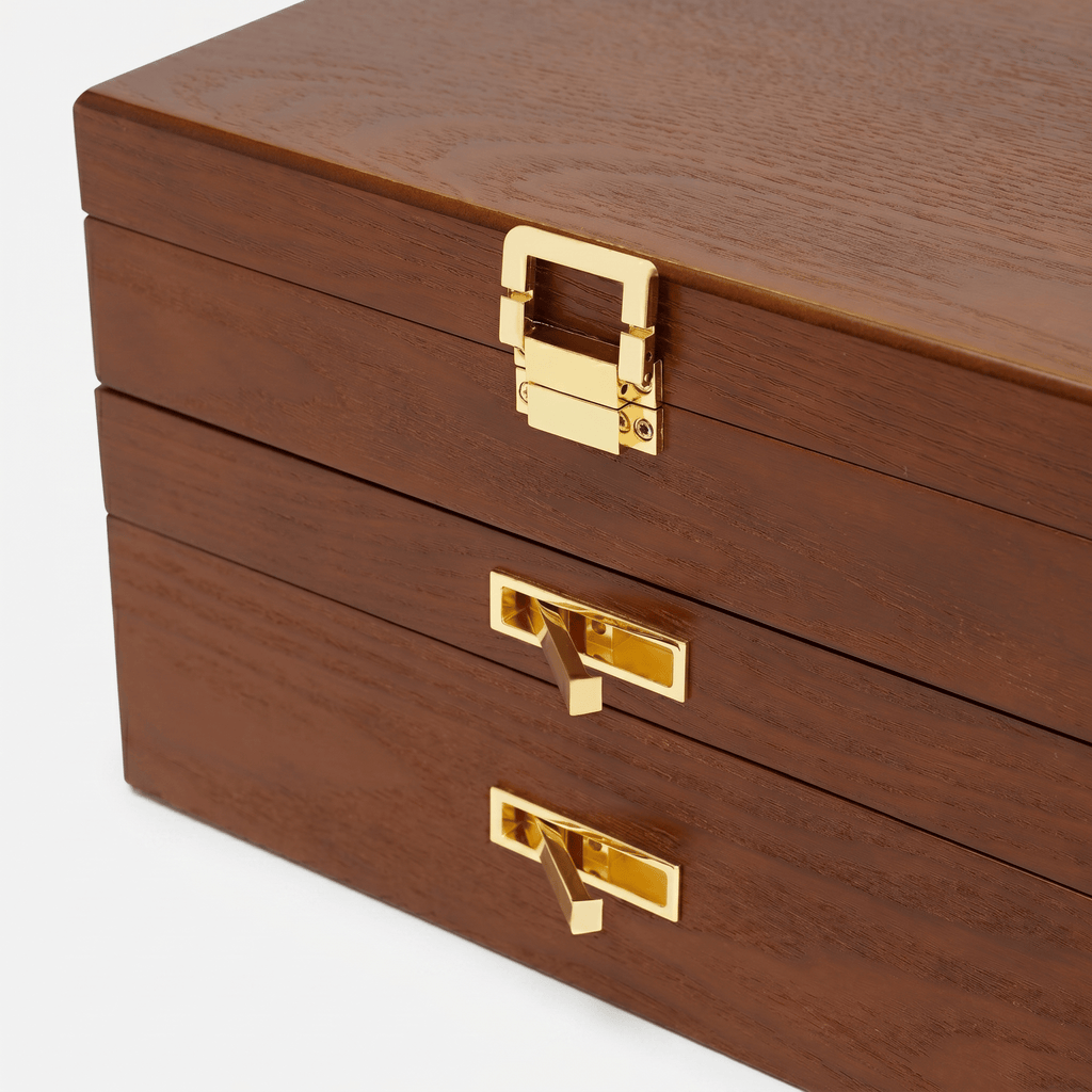 Large Wooden Jewellery Box with Drawers | My Jewellery Box - My Jewellery Box