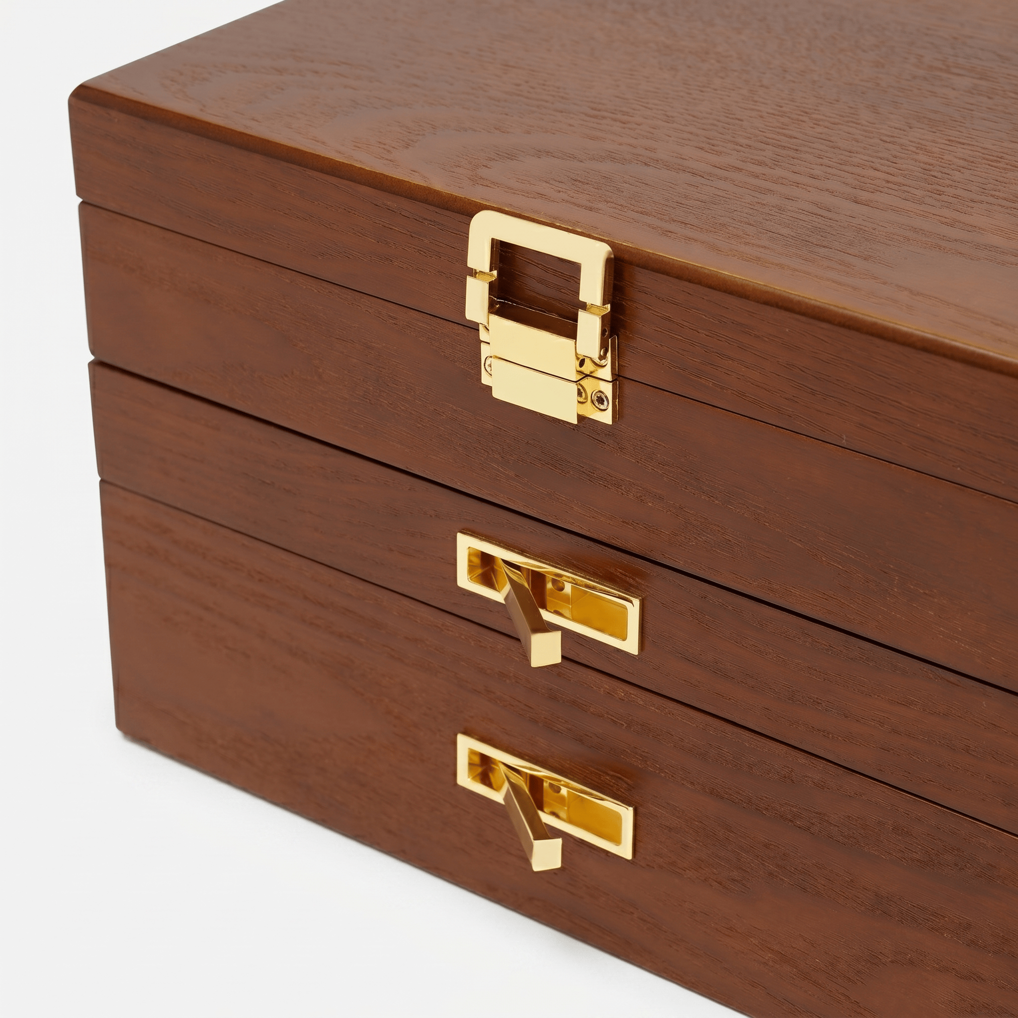 Large Wooden Jewellery Box with Drawers | My Jewellery Box - My Jewellery Box