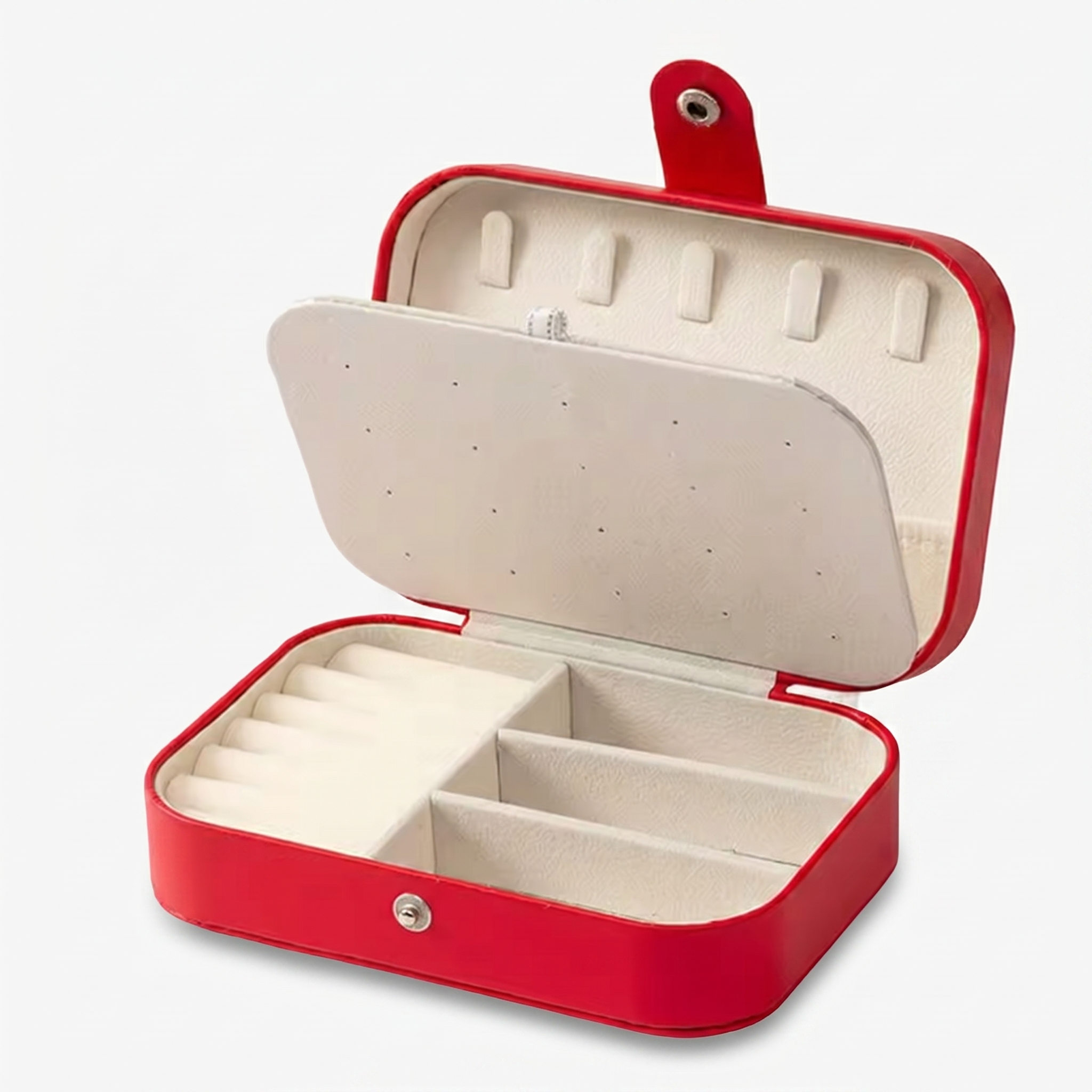 Small Travel Leather Jewellery Box