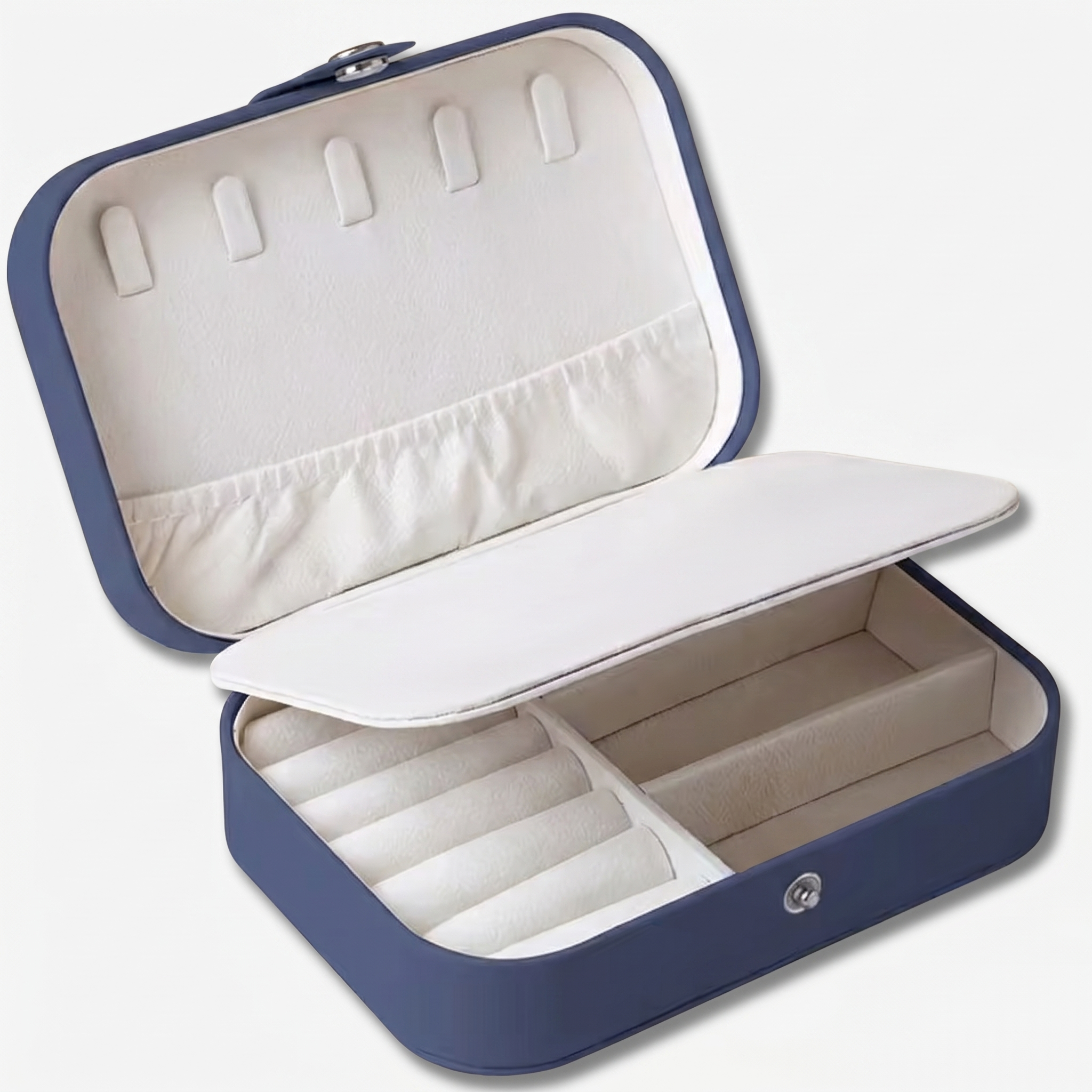Small Travel Leather Jewellery Box