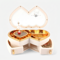 Heart Musical Ballerina Jewellery Box