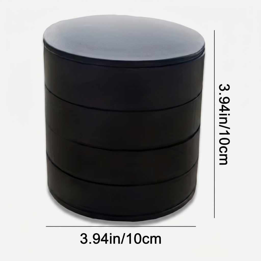 4 Layer Rotating Velvet Jewellery Box