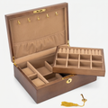 Large Wooden Jewellery Box With Lock For Women