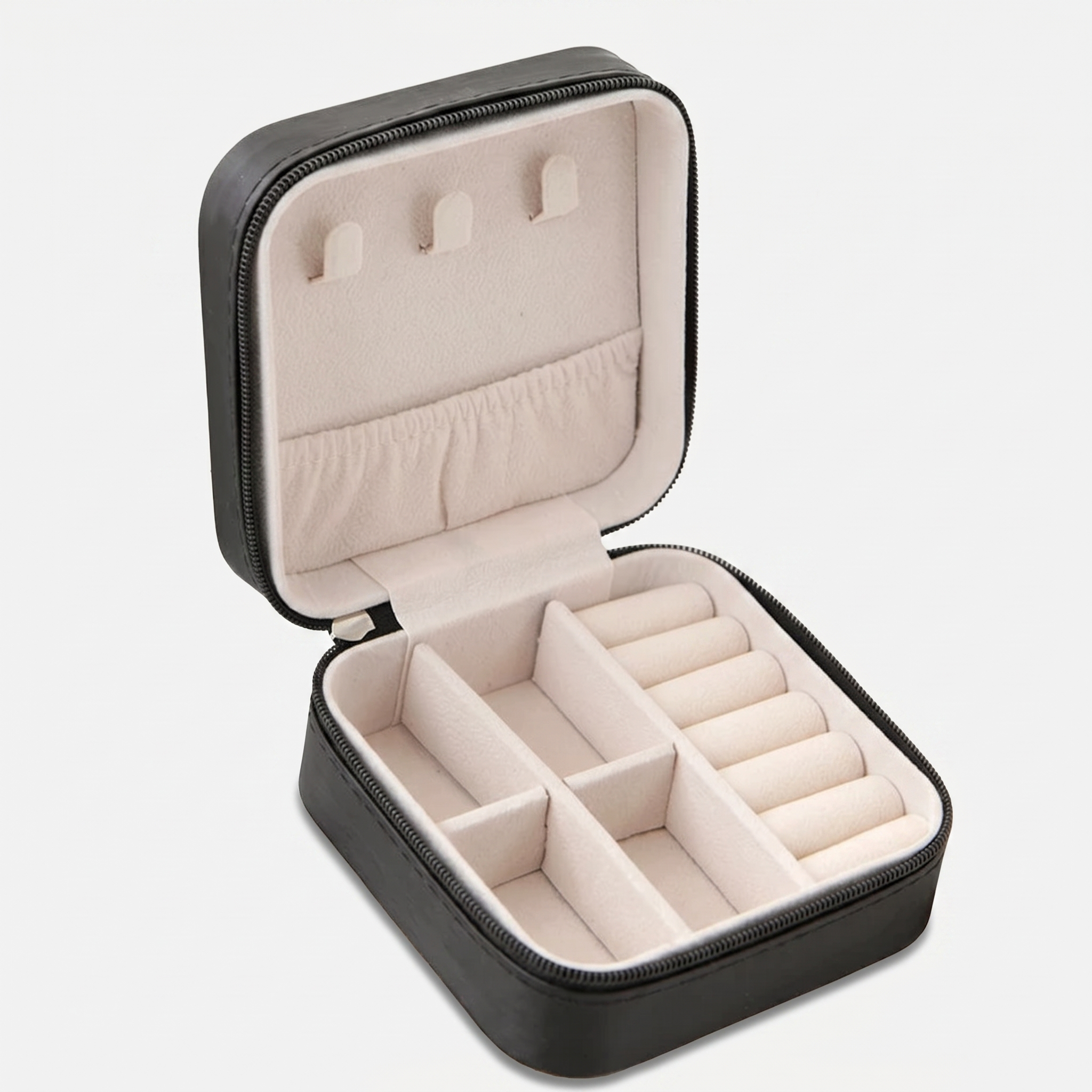 Small Travel Leather Jewellery Box