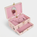Ballerina Musical Wooden Jewellery Box For Girls
