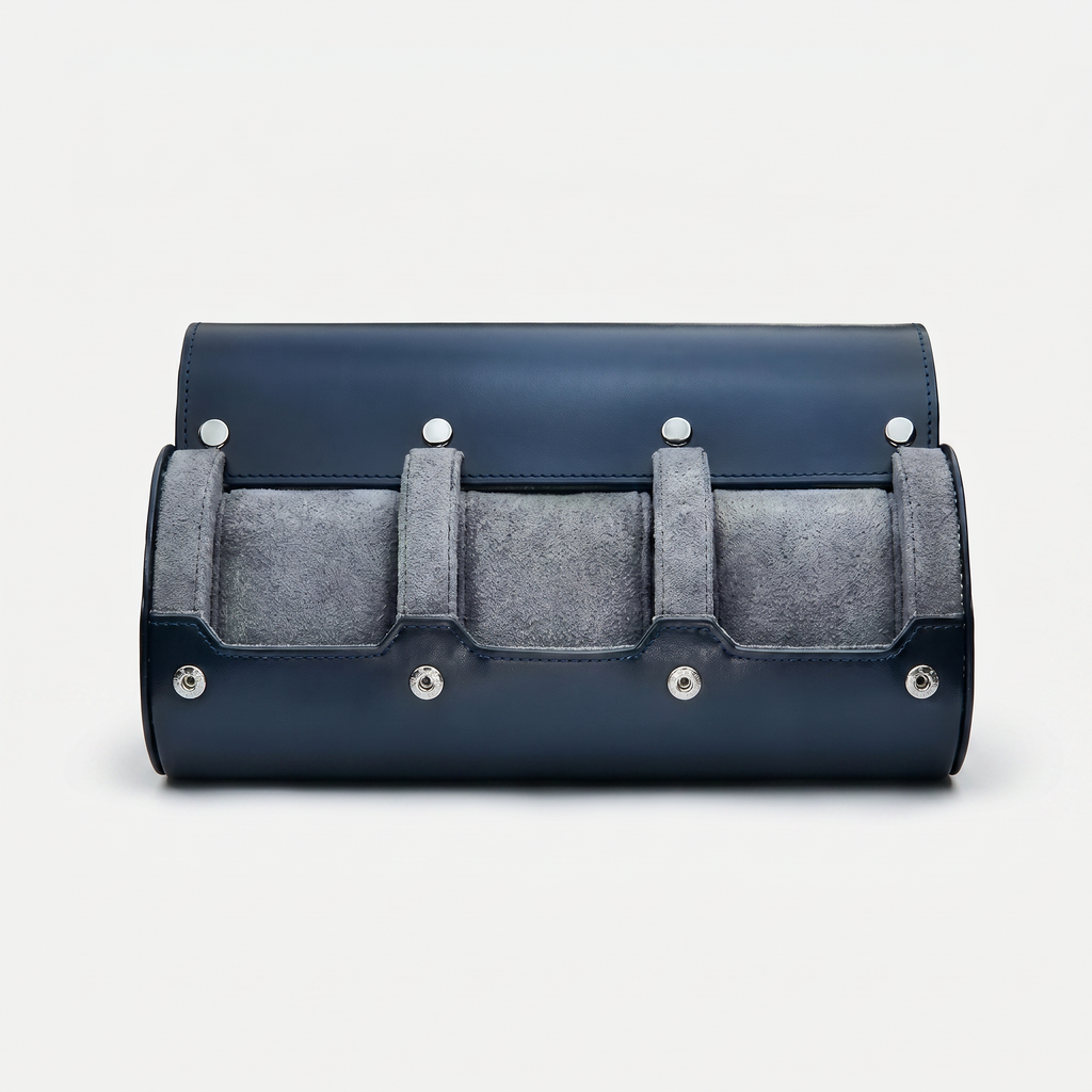 Leather Travel Watch Box 3 Slot