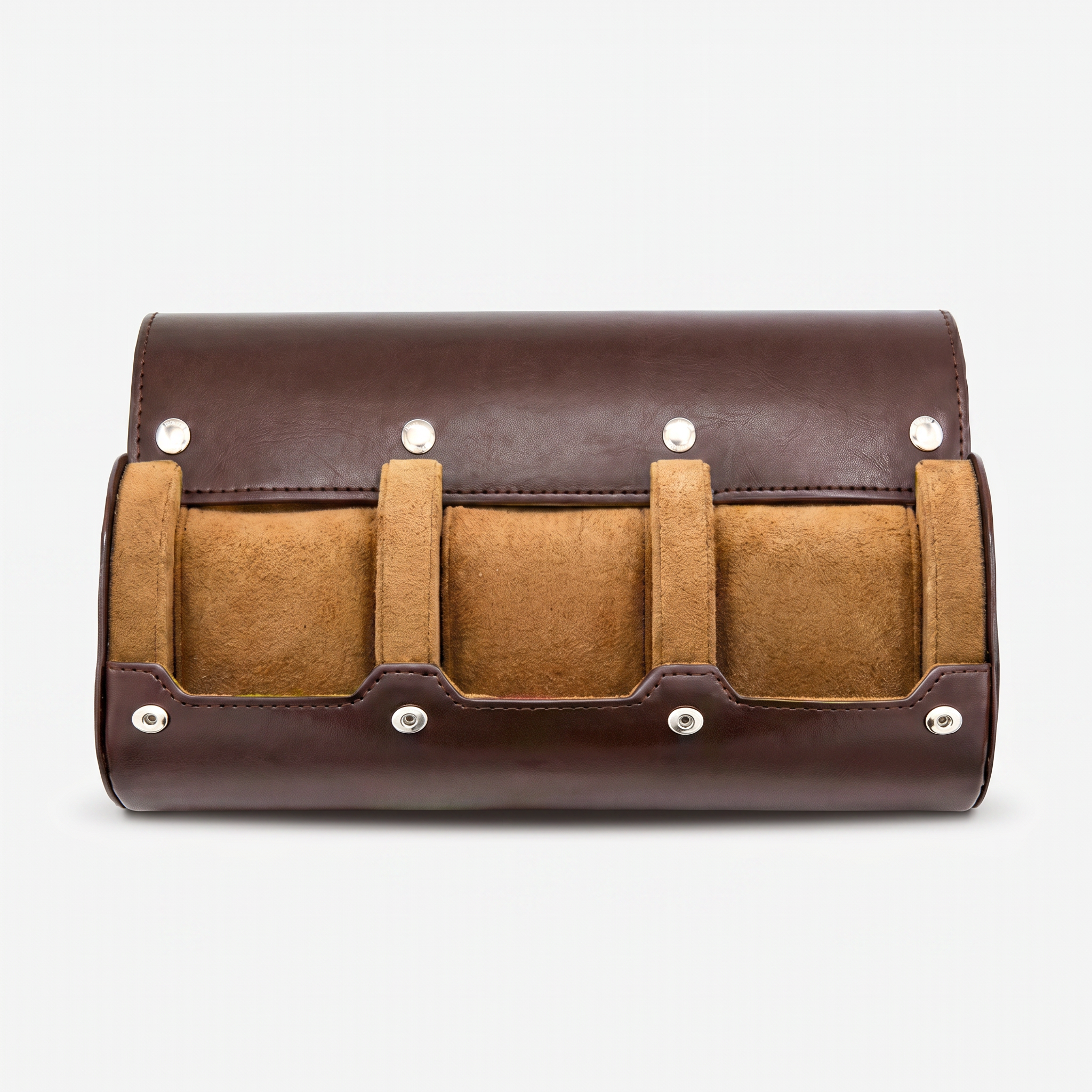 Leather Travel Watch Box 3 Slot