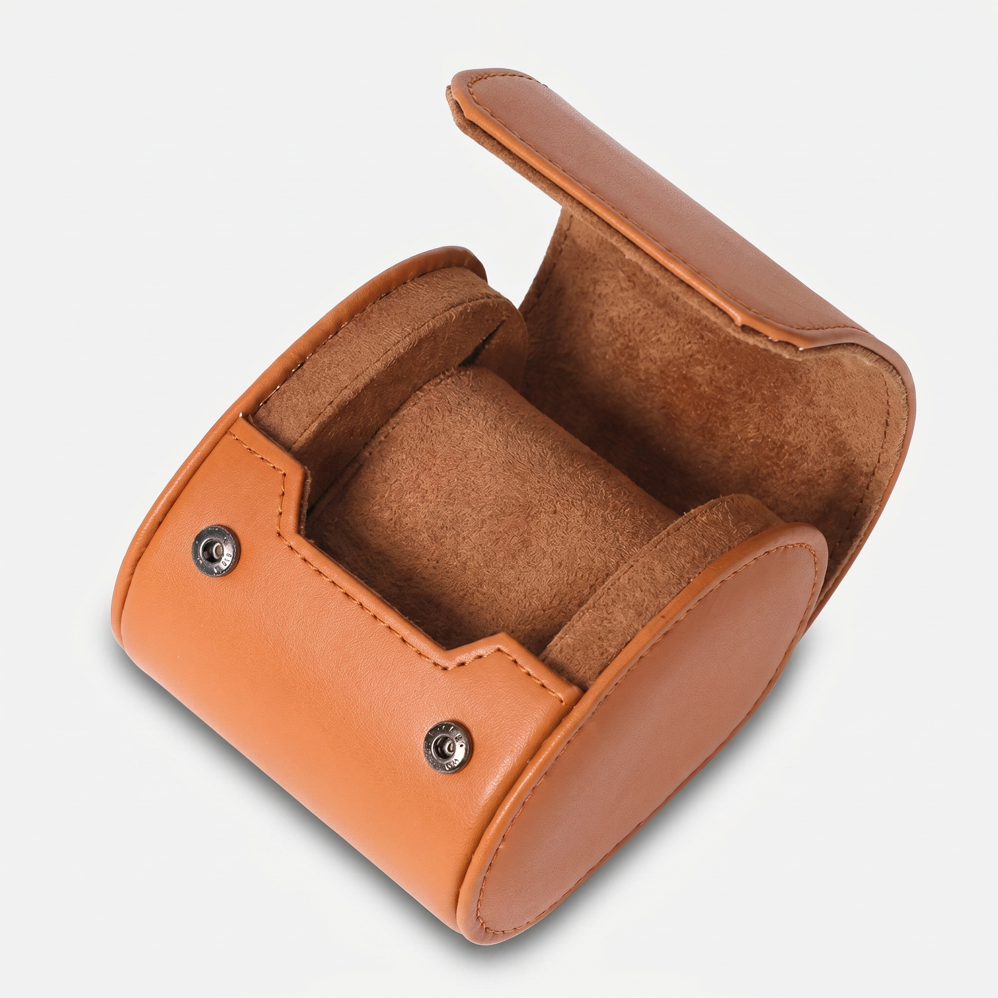 Leather Watch Box Single Slot For Travel