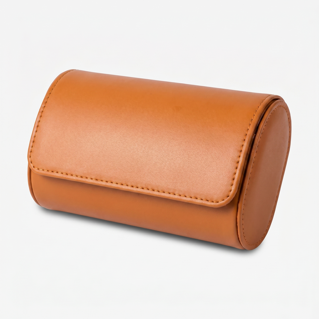 Leather Travel Watch Box 2 Slot