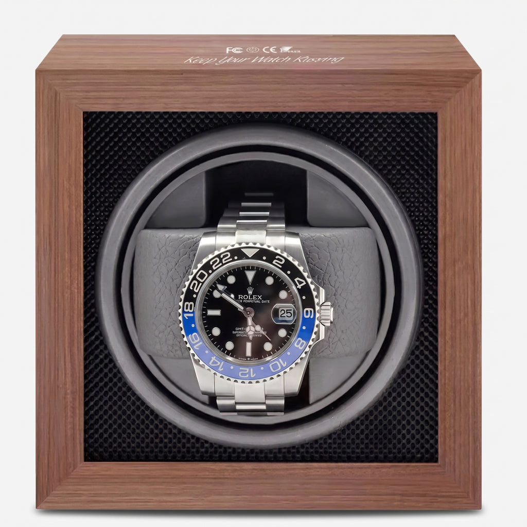Wooden Watch Winder With Quiet Motor
