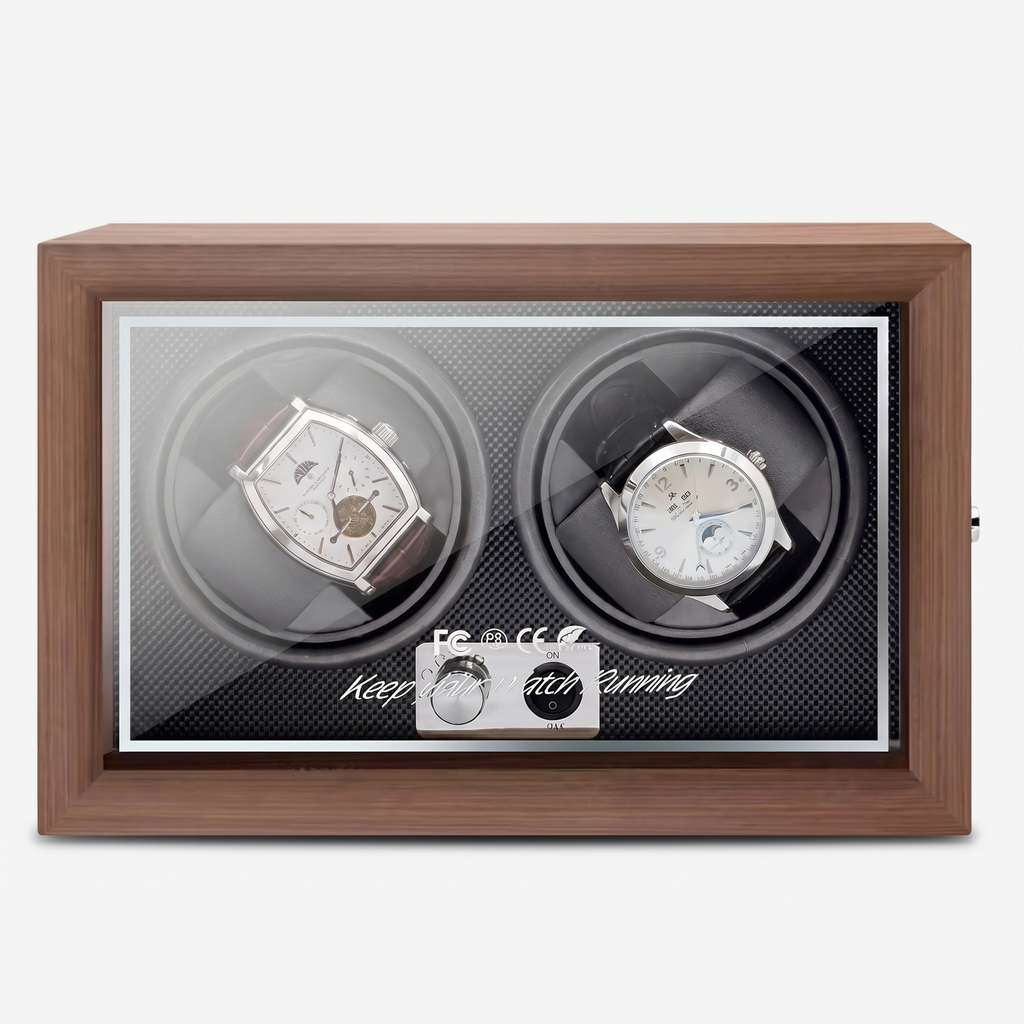 Wooden Watch Winder With Quiet Motor