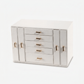 Large Multi-Layer Leather Jewellery Box With Drawers - My Jewellery Box