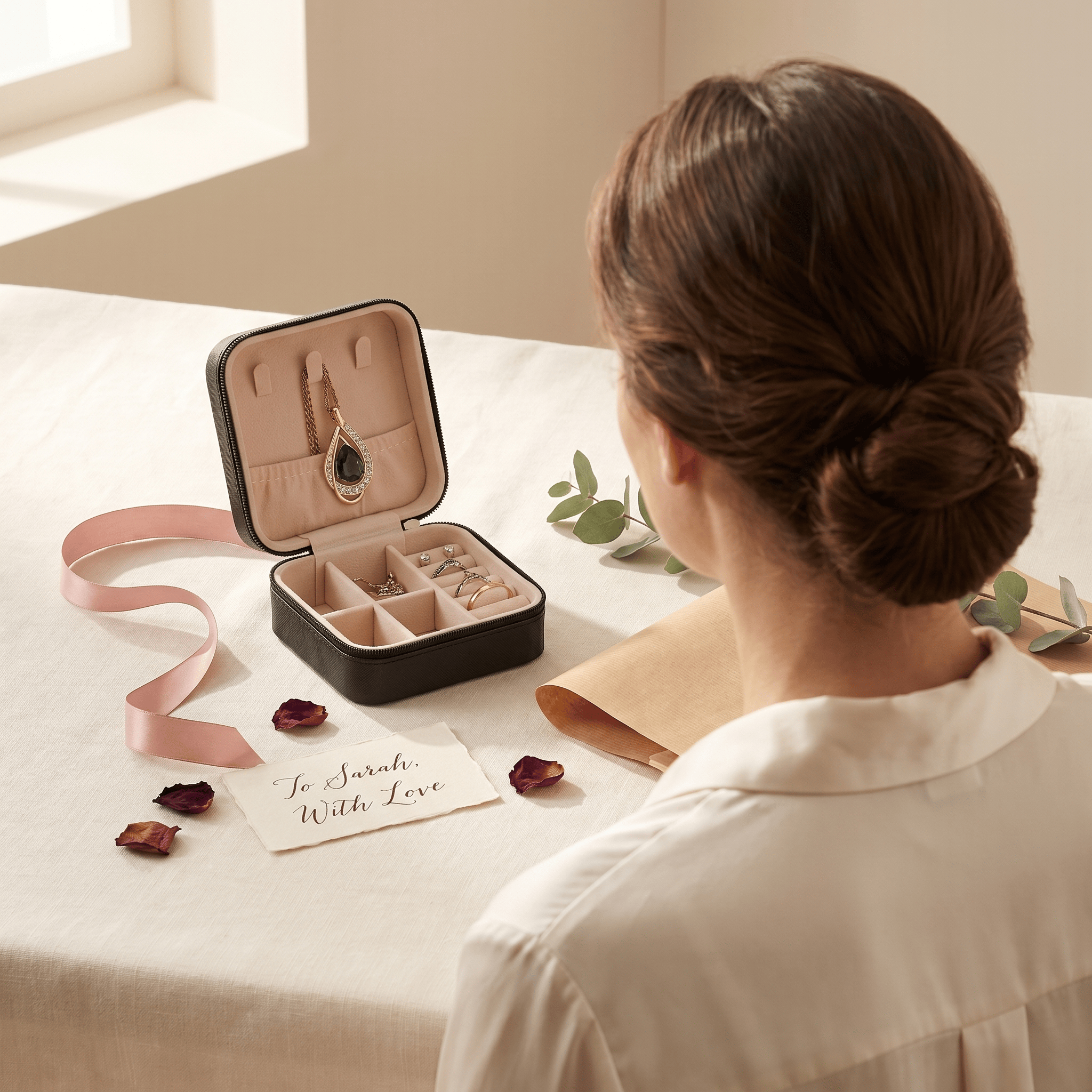Small Travel Leather Jewellery Box - My Jewellery Box