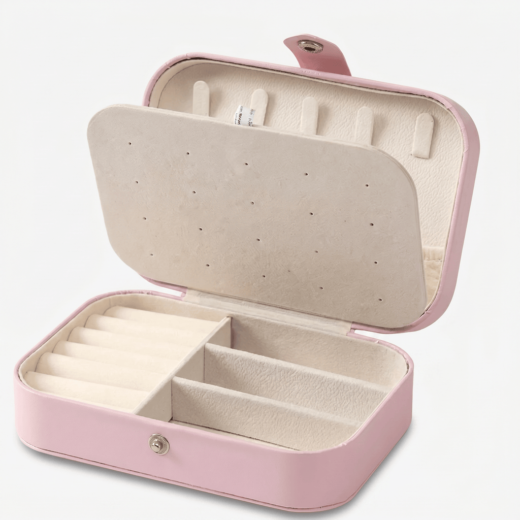 Small Travel Leather Jewellery Box - My Jewellery Box