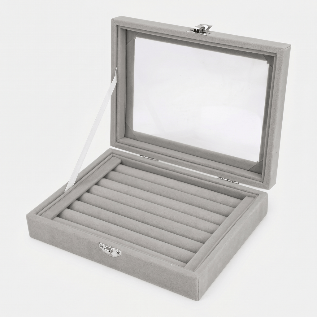 Small Velvet Ring Jewellery Box - My Jewellery Box