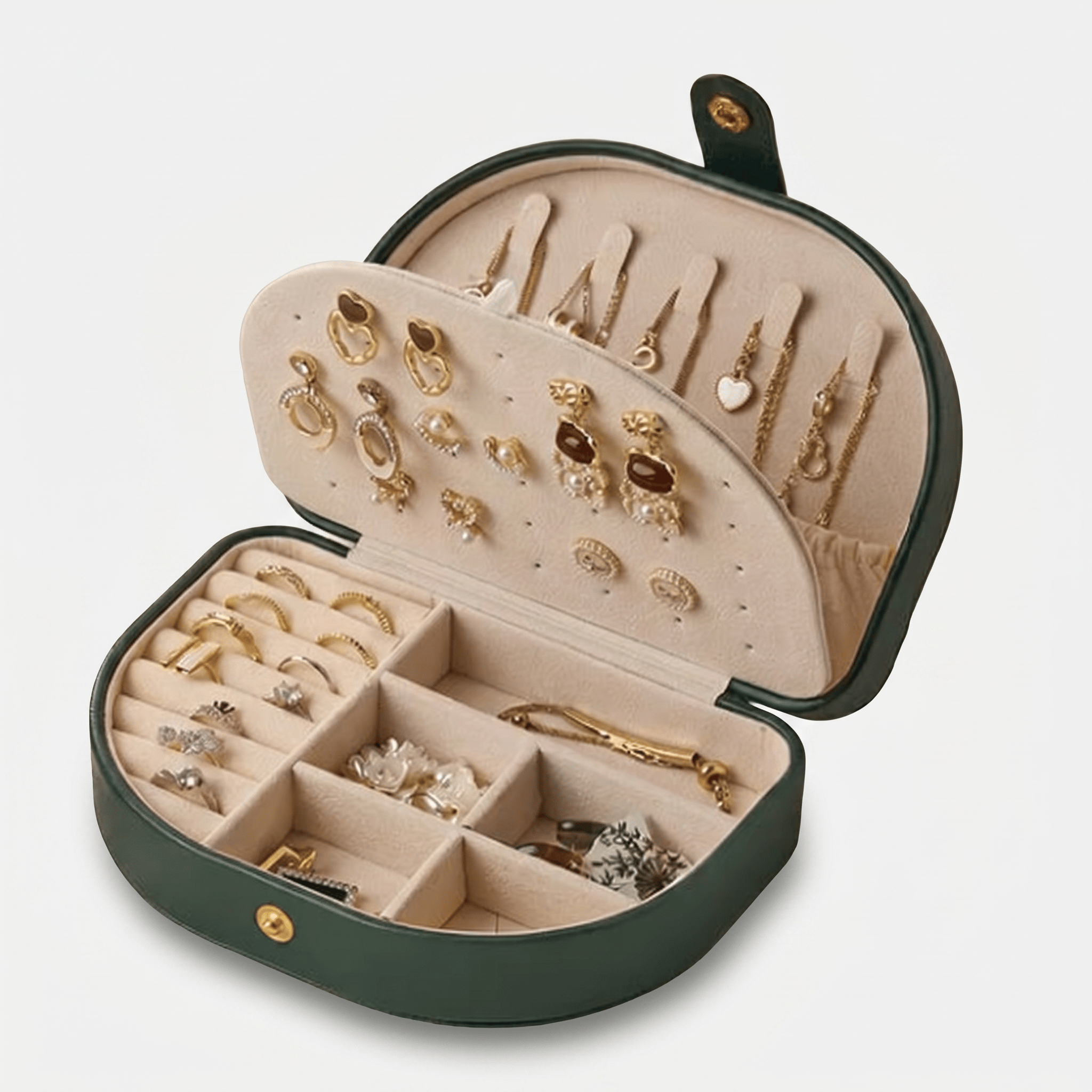 Vintage Travel Leather Jewellery Box - My Jewellery Box