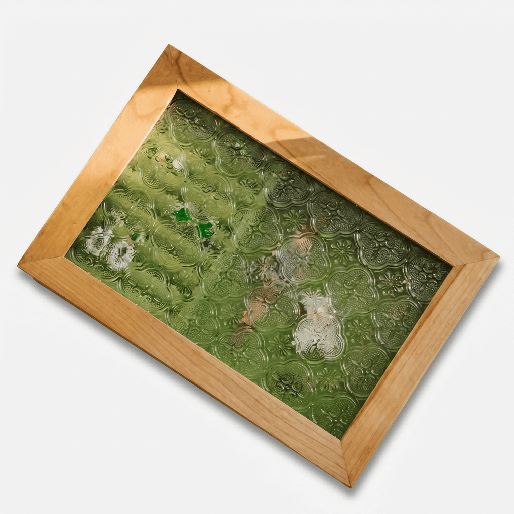 Wooden Jewellery Box With Glass Lid - My Jewellery Box